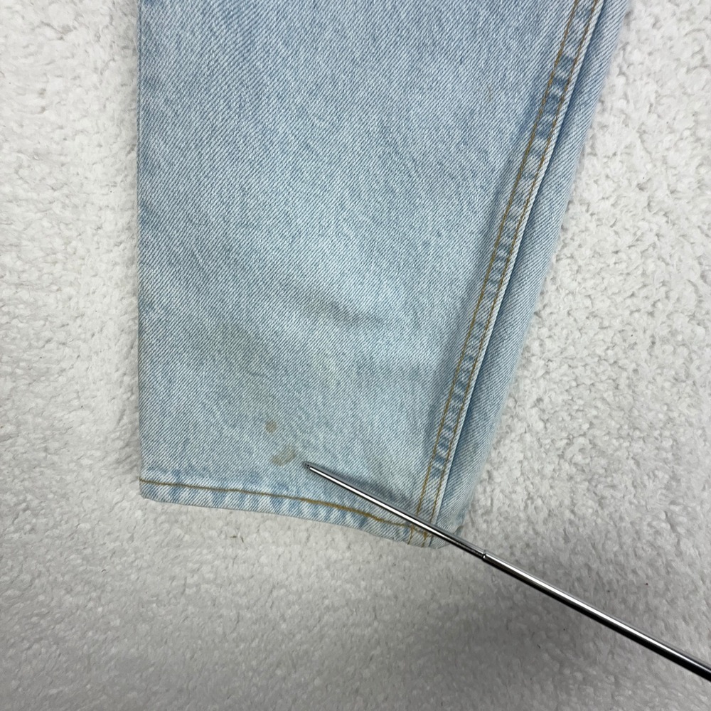Vintage Levis 501 Mens 28x34 Light Wash Straight Leg Jeans USA NWT NOS READ - Picture 14 of 16